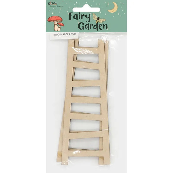 Wooden Fairy Garden Ladder