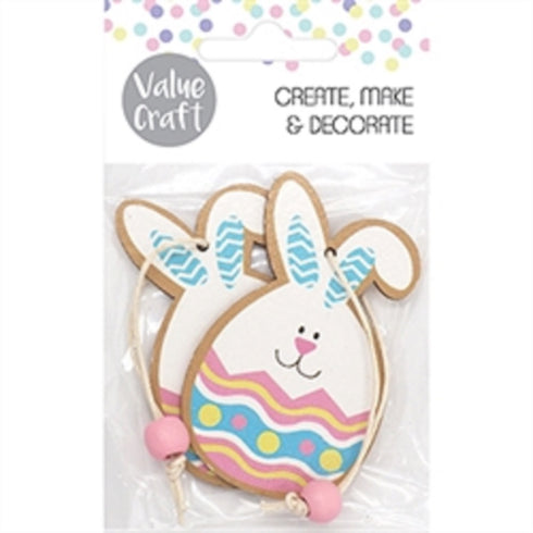 Wooden Easter Rabbit Hanging
