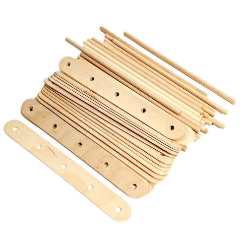 Wooden Jumbo Sticks & Dowel Sticks (available in 2 colour)