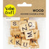 Wooden Scrabble Alphabet Letters