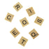 Wooden Scrabble Alphabet Letters