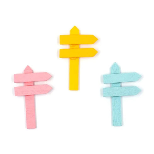 Wooden Sign Boards Fairy Garden Embellishment