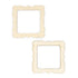 Wooden Square Shape Frame Embellishments