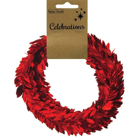 Xmas Garlands Foil Boxwood (available in 3 colours)