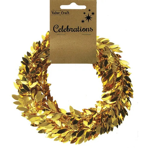 Xmas Garlands Foil Boxwood (available in 3 colours)