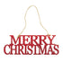Xmas "Merry Christmas" Wooden Letter Shape (available in 2 colours)