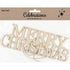 Xmas "Merry Christmas" Wooden Letter Shape (available in 2 colours)