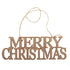 Xmas "Merry Christmas" Wooden Letter Shape (available in 2 colours)