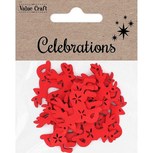 Xmas Reindeer Shape Wooden Shapes