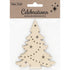 Xmas Tree Shape Decoration Wooden Shapes