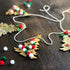 Xmas Tree Shape Decoration Wooden Shapes