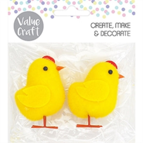 Yellow Colour Chickens Easter Decoration