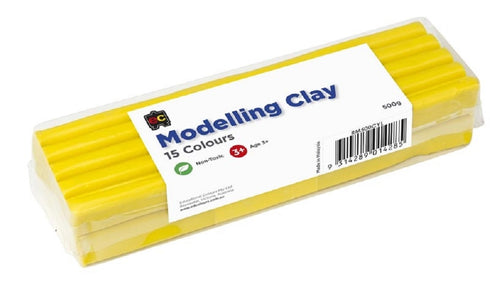 500g Yellow Colour Modelling Clay