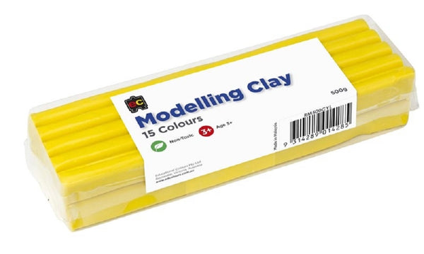 500g Yellow Colour Modelling Clay