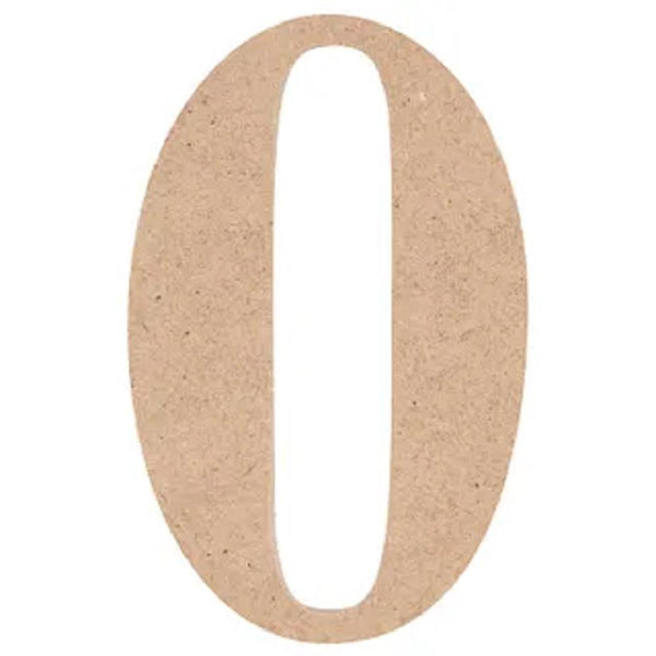 AussieSuperStore Art & Craft Essentials 0 Wooden Numbers - 0 to 9 Wooden Numbers - 0 to 9 | Craft Wooden Shapes | Wooden Shapes WLM0