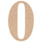AussieSuperStore Art & Craft Essentials 0 Wooden Numbers - 0 to 9 Wooden Numbers - 0 to 9 | Craft Wooden Shapes | Wooden Shapes WLM0