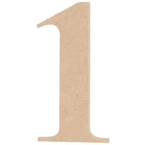 AussieSuperStore Art & Craft Essentials 1 Wooden Numbers - 0 to 9 Wooden Numbers - 0 to 9 | Craft Wooden Shapes | Wooden Shapes WLM1