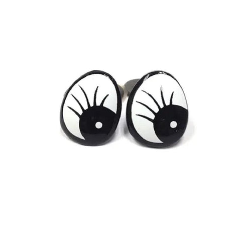 AussieSuperStore Art & Craft Essentials 25mm Doll Comic Eye with Lashes (in 2 sizes) Doll Comic Eye with Lashes (in 2 sizes) | Doll Making Accessories E9CO25L