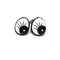 AussieSuperStore Art & Craft Essentials 25mm Doll Comic Eye with Lashes (in 2 sizes) Doll Comic Eye with Lashes (in 2 sizes) | Doll Making Accessories E9CO25L