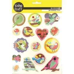 AussieSuperStore Art & Craft Essentials 3D Birds Stickers 3D Birds Stickers | Scrapbooking Sticker | Embellishment | Bird Wall Stickers 9331468058533 VC3D01