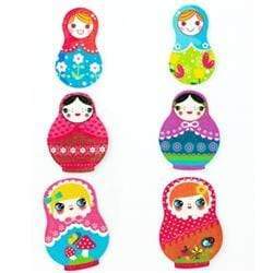 AussieSuperStore Art & Craft Essentials 3D Craft Stickers Dolls 3D Craft Stickers Dolls | Scrapbooking Stickers | Embellishment 9331468042808 VCSBS056