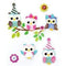 AussieSuperStore Art & Craft Essentials 3D Craft Stickers Owls 3D Craft Stickers Owls|Scrapbooking Stickers | Embellishment 9331468042785 VCSBS054