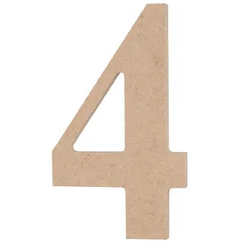 AussieSuperStore Art & Craft Essentials 4 Wooden Numbers - 0 to 9 Wooden Numbers - 0 to 9 | Craft Wooden Shapes | Wooden Shapes WLM4