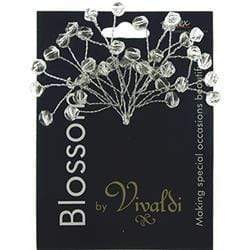 AussieSuperStore Art & Craft Essentials 6 Stem Crystal AB/Silver Acrylic Spray (in 4 varieties) Acrylic Spray | Floral Craft Supplies | Floral Embellishments 9323823196707 FL17003