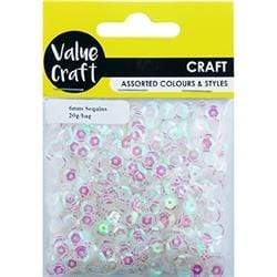 AussieSuperStore Art & Craft Essentials 6mm Cupped Craft Sequins 6mm Cupped Craft Sequins | Craft Embellishment | Art& Craft Essentials 9331468050551 VJY231