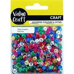 AussieSuperStore Art & Craft Essentials 6mm Cupped Craft Sequins Multi Coloured 6mm Cupped Craft Sequins Multi Coloured | Craft Embellishment | Art& Craft Essentials 9331468050544 VJY230
