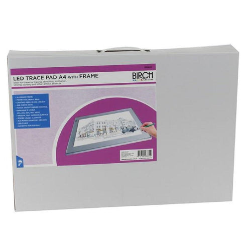 AussieSuperStore Art & Craft Essentials A4 LED Trace Pad A4 LED Trace Pad | Light Pad | Drawing/Tracing Light Box | Tracing Drawing Board Part Number 020600 020600