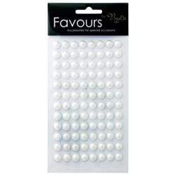 AussieSuperStore Art & Craft Essentials Adhesive Pearls (in 3 sizes) Adhesive Pearls (in 3 sizes) | Embellishment | Pearls Stickers