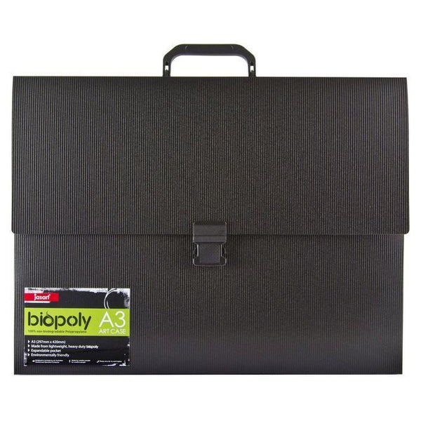 AussieSuperStore Art & Craft Essentials Art Case Jasart A3 Biopoly Art Case Jasart A3 Biopoly | Art & Document Storage Bag|Art Portfolios 9311960401792- GNS 0401790