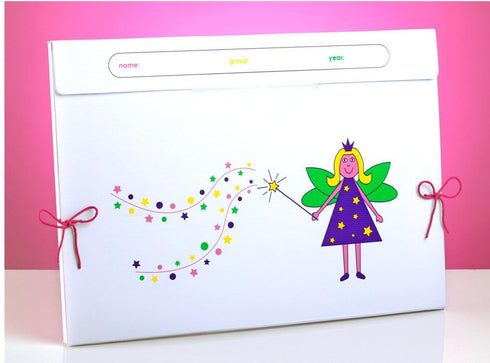 AussieSuperStore Art & Craft Essentials Art Folio A2 Fluteboard Fairy Garden Design Art Folio A2 Fluteboard Fairy Garden Design | Port Folios Art Supplies GNS 42430