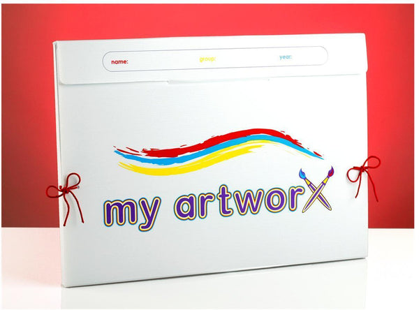 AussieSuperStore Art & Craft Essentials Art Folio A2 Fluteboard Paint Brush Design Art Folio A2 Fluteboard Paint Brush Design | Port folios Art Supplies 42429