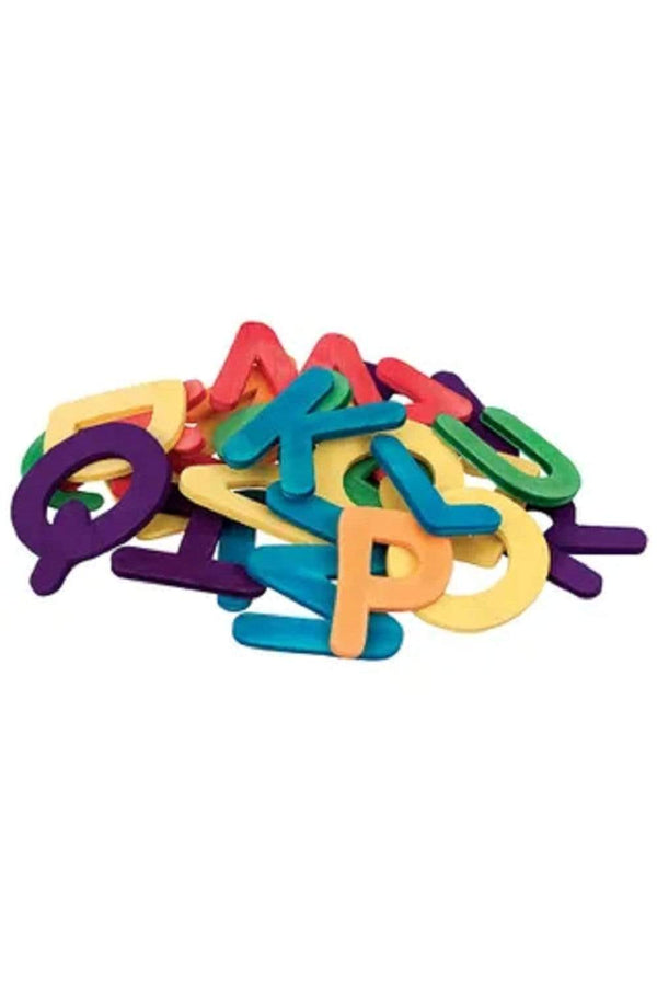 AussieSuperStore Art & Craft Essentials Assorted Colours Wooden Alphabet Letters 40mm (in 2 colours) Wooden Alphabet Letters 40mm (in 2 colours) | Craft Wooden Shapes | Wooden Shapes WO113