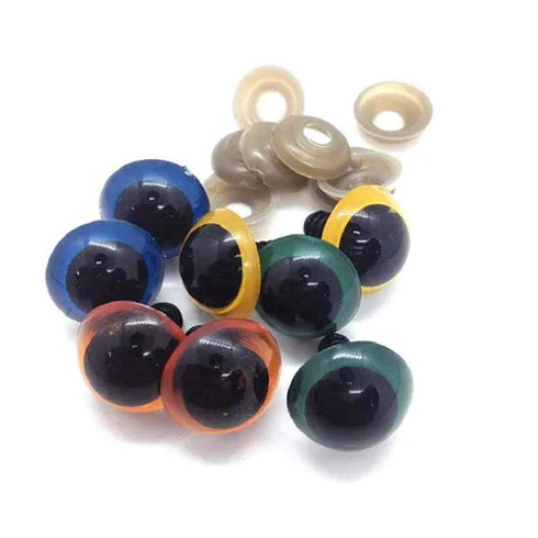 AussieSuperStore Art & Craft Essentials Assorted Crystal Eyes 18mm (in 7 colours) Crystal Eyes 18mm (in 7 colours) | Doll Making Accessories E9CR18AS