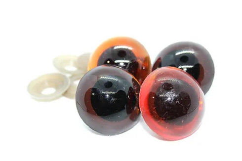 AussieSuperStore Art & Craft Essentials Assorted Crystal Eyes 30mm (in 2 colours) Crystal Eyes 30mm (in 2 colours) | Doll Making Accessories E9CR30AS