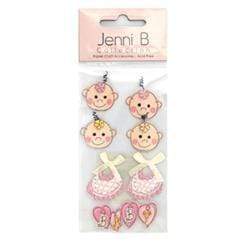 AussieSuperStore Art & Craft Essentials Baby Theme 3D Stickers (in 4 styles) Baby Theme 3D Stickers(in 4 style)| Scrapbooking Sticker|Embellishment