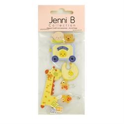 AussieSuperStore Art & Craft Essentials Baby Theme 3D Stickers (in 4 styles) Baby Theme 3D Stickers(in 4 style)| Scrapbooking Sticker|Embellishment