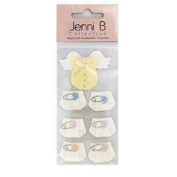 AussieSuperStore Art & Craft Essentials Baby Theme 3D Stickers (in 4 styles) Baby Theme 3D Stickers(in 4 style)| Scrapbooking Sticker|Embellishment