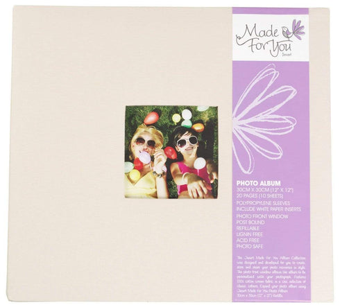 AussieSuperStore Art & Craft Essentials Beige Scrapbooking Album & Refill 30 x 30cm (in 4 colours) Scrapbooking Album & Refill 30 x 30cm(in 4 colours) | Scrapbooking 9311960377905 0377900