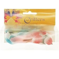 AussieSuperStore Art & Craft Essentials Bird 9cm Blue-Pink color Bird 9cm Blue-Pink color | Animal Craft Embellishments 9323823204433 CRIT1905