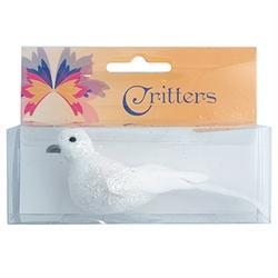 AussieSuperStore Art & Craft Essentials Bird with Straight Glitter Feather Tail 11cm Bird with Straight Glitter Feather Tail 11cm | Animal Craft Embellishments 9323823161231 CRIT015