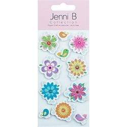 AussieSuperStore Art & Craft Essentials Birds and Blooms 3D stickers Birds&Blooms 3D sticker| Scrapbooking Sticker|Embellishment 9323823192860 JB16005