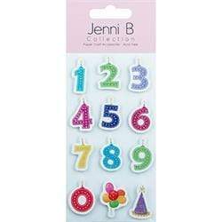 AussieSuperStore Art & Craft Essentials Birthday Celebration 3D stickers Birthday Celebration 3D stickers| Scrapbooking Embellishment 9323823192891 JB16008