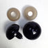 AussieSuperStore Art & Craft Essentials Black Crystal Eyes 15mm (in 4 colours) Crystal Eyes 15mm (in 4 colours) | Doll Making Accessories E9CR15BK