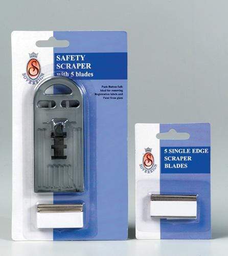 AussieSuperStore Art & Craft Essentials Blades Scraper Sovereign Safety Single Edge Blades Scraper Safety Single Edge | Blades,Knives,Cutters & Scissors 9319519261675 26167