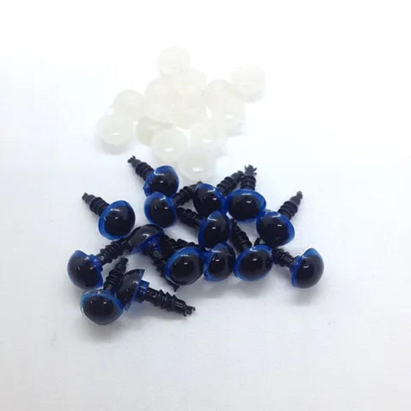 AussieSuperStore Art & Craft Essentials Blue Crystal Eyes 7.5mm (in 5 colours) Crystal Eyes 7.5mm (in 5 colours) | Doll Making Accessories E9CR7BL