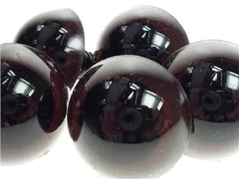 AussieSuperStore Art & Craft Essentials Brown Crystal Eyes 24mm (in 7 colours) Crystal Eyes 24mm (in 7 colours) | Doll Making Accessories E9CR24BN